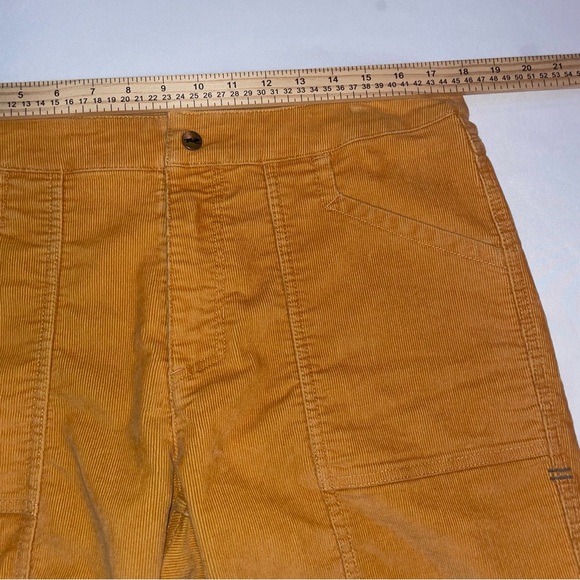 Toad and Co Mustard Coaster Cord Shorts Men’s 34 Organic Cotton Stretch Corduroy - Picture 6 of 11